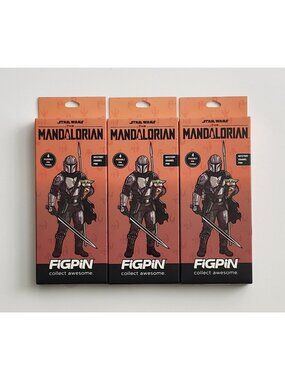 Star Wars FiGPiN Quest The Mandalorian Random Blind Pin Bundle